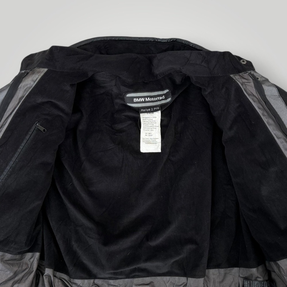 BMW Motorrad Rallye 2 Pro Jacket Mens 46R Gray GORE-TEX Armored Touring - Picture 9 of 12